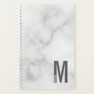 Modern Personalised Bold Monogram and Name Planner