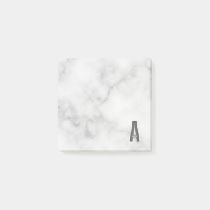 Modern Personalised Bold Monogram and Name Post-it Notes