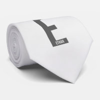 Modern Personalised Bold Monogram and Name