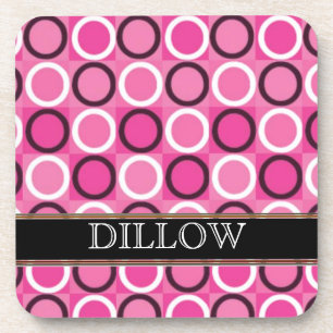 MODERN Personalised Cork Coaster Template