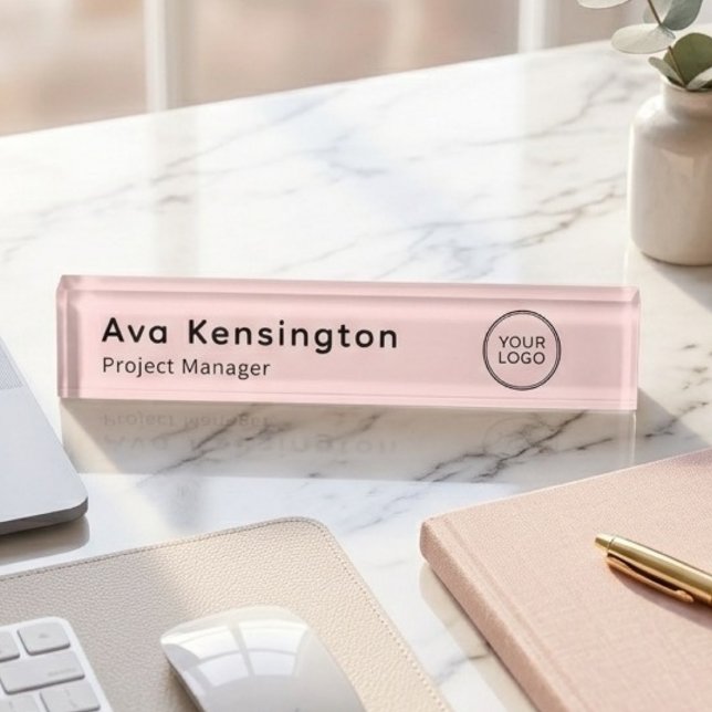 Modern Personalised Desk Name Plate  (Creator Uploaded)