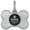 Modern Personalised Dog Name Black and White