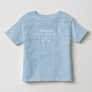 Modern Personalised Family Reunion Toddler T-Shirt