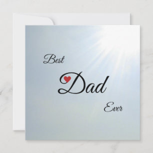 Modern Personalised Father's Day Greeting
