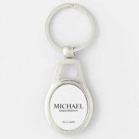 Modern Personalised Groomsman's Name and Monogram