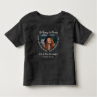 Modern Personalised Heart Photo Memorial T-Shirt