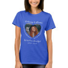 Modern Personalised Heart Photo Memorial T-Shirt