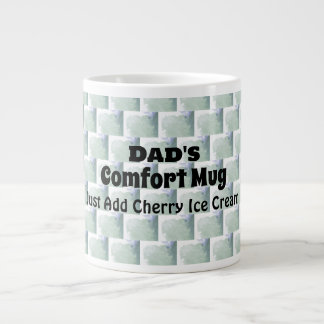 Modern Personalised Humour Dad's Comfort Mug 