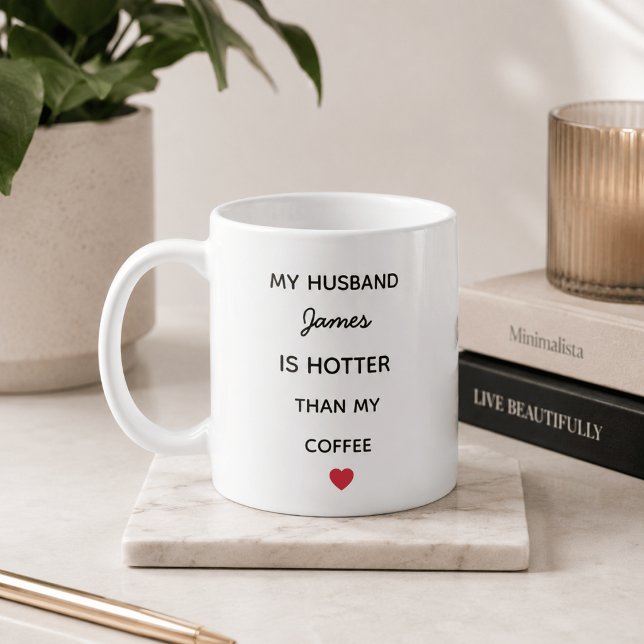 Modern Personalised Husband Coffee Mug (Creator Uploaded)