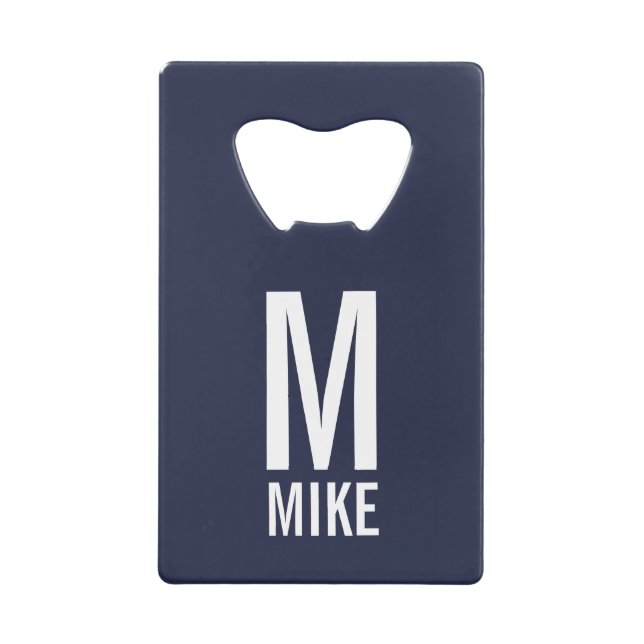 Modern Personalised Monogram and Name (Front)