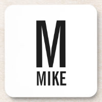 Modern Personalised Monogram and Name