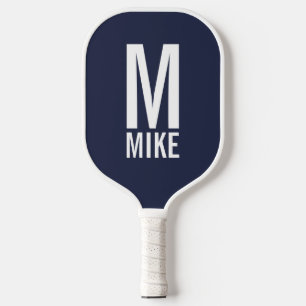 Modern Personalised Monogram and Name Pickleball Paddle