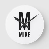Modern Personalised Monogram and Name