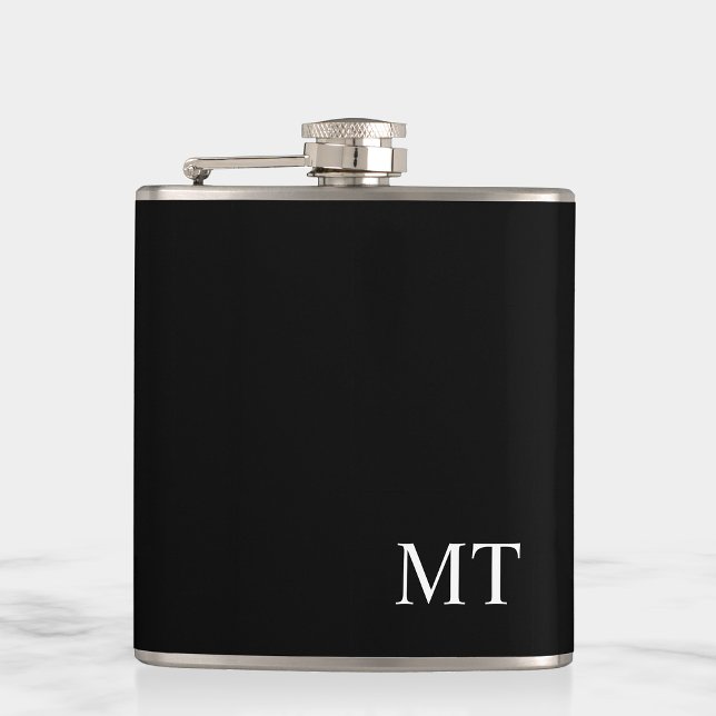Modern Personalised Monogram Hip Flask (Creator Uploaded)