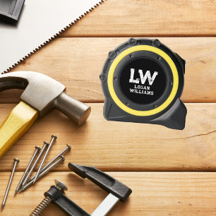 Modern Personalised Monogram Name Black 1