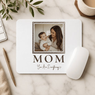 Modern Personalised Mum Photo Mouse Pad Gift