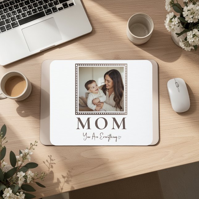 Modern Personalised Mum Photo Mouse Pad Gift (Creator Uploaded)