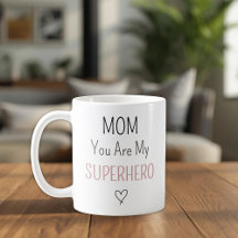 Modern Personalised Mum Superhero Photo Collage