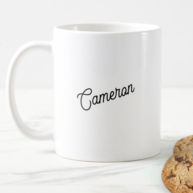 Modern Personalised Name Coffee Mug (Creator Uploaded)