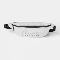 Modern Personalised Name Grey Tones