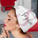 Modern Personalised Name Monogram Pink Bandana<br><div class="desc">Modern Personalised Name Monogram Pink</div>