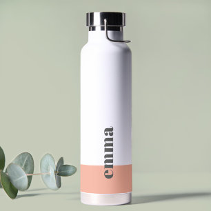 Modern Personalised Name Water Bottle