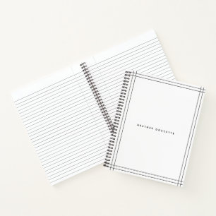 Modern Personalised Notebook