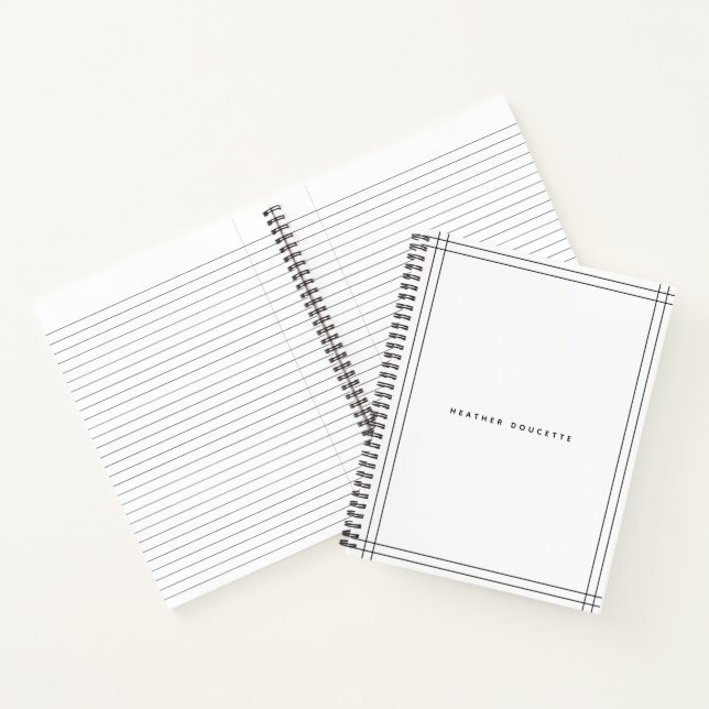 Modern Personalised Notebook (Inside)