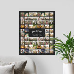 Modern Personalised Photo Collage Poster<br><div class="desc">Modern Personalised Photo Collage</div>