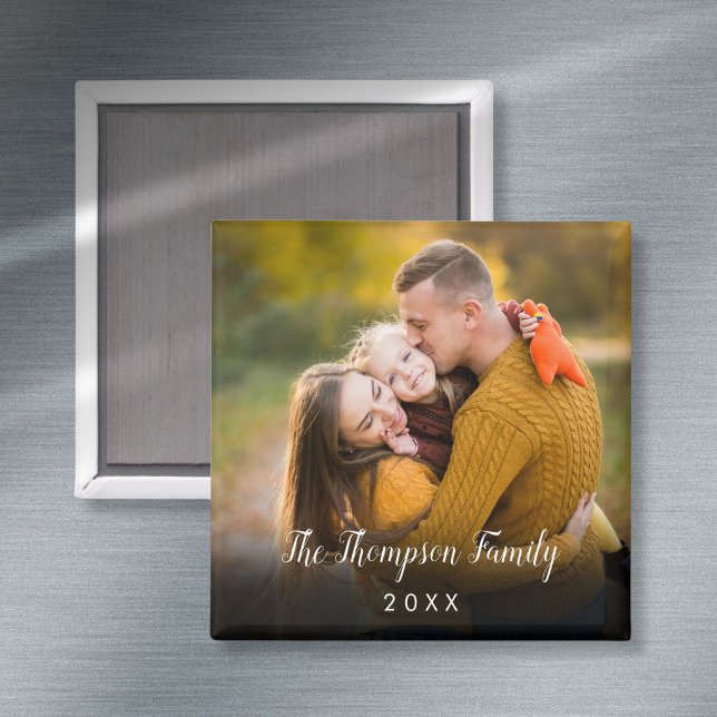 Modern Personalised Photo Magnet (Modern Personalized Photo Magnet
)