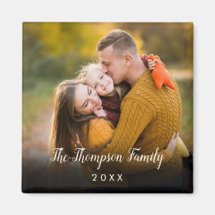 Modern Personalised Photo Magnet