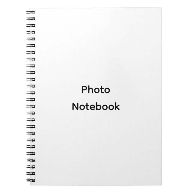 Modern Personalised Photo Notebook (Front)