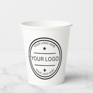 Modern Personalised Plastic Party Promotional Paper Cups