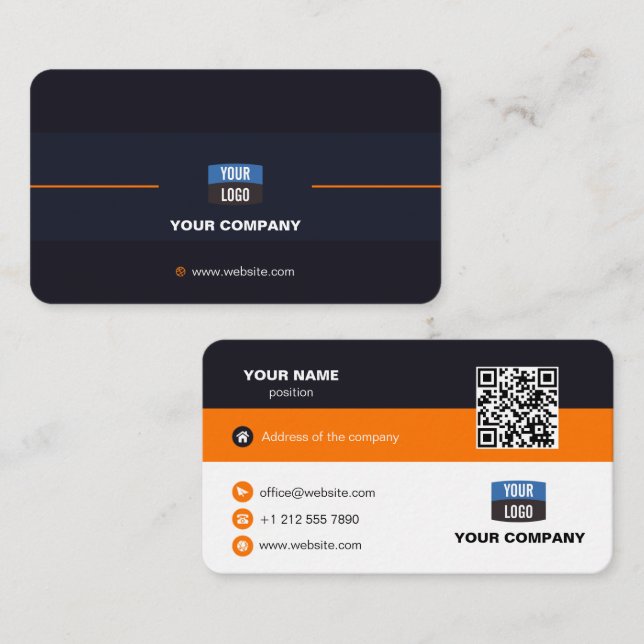 Modern Personalised professional Business Card (Front/Back)