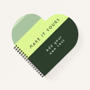 Modern Personalised Quote Print Notebook