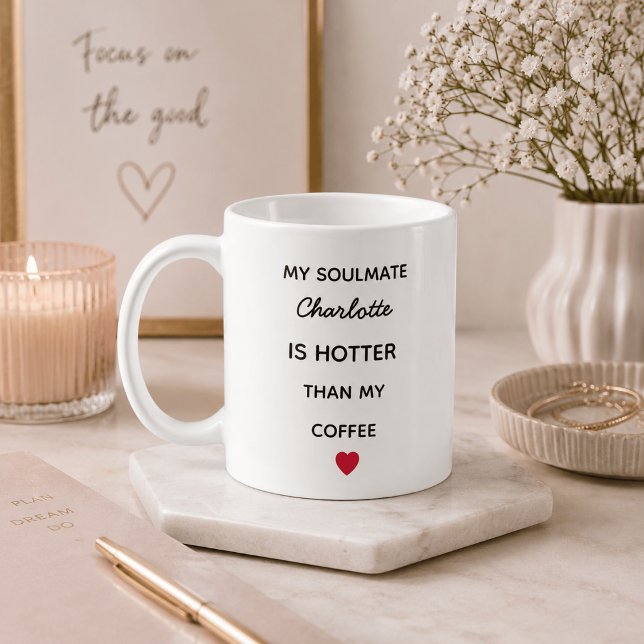 Modern Personalised Soulmate Coffee Mug (Creator Uploaded)