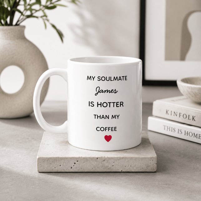 Modern Personalised Soulmate Coffee Mug (Creator Uploaded)