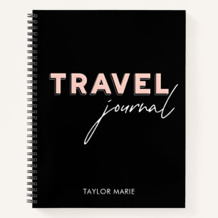 Modern Personalised Travel Journal