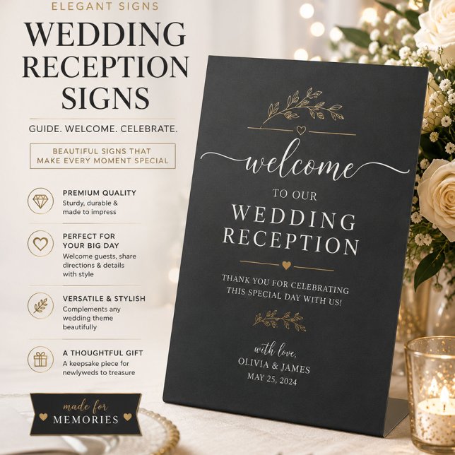 Modern Personalised Wedding Sign Display (Creator Uploaded)