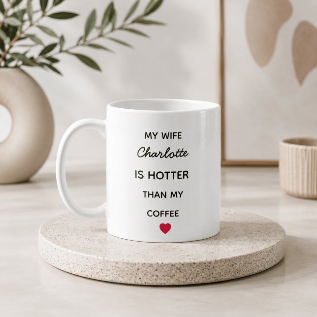 Modern Personalised Wife Coffee Mug (Creator Uploaded)
