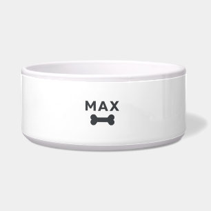 Modern Personalized Pet Bowl