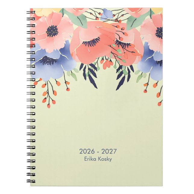 Modern Personalized Professional Aesthetic Notebook (Front)