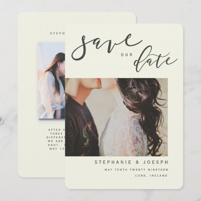 MODERN PERSPECTIVE INVITATION (Front/Back)