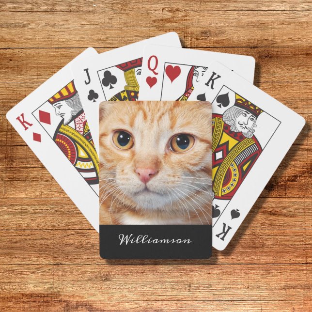 Modern Pet Photo  Playing Cards (Creator Uploaded)