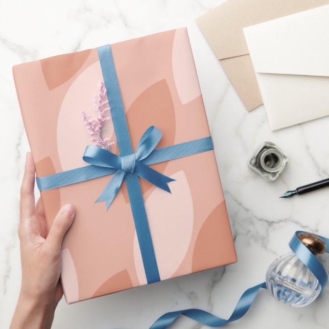 Modern Petal Twist  Wrapping Paper (Gifting)