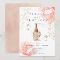 Modern Petals and Prosecco Bridal Shower