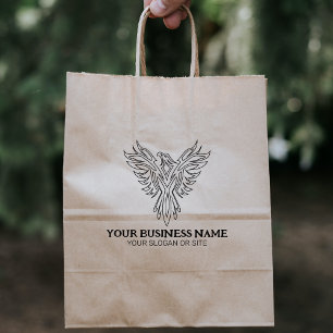 Modern Phoenix Custom Business, Large Rubber Stamp