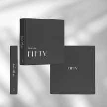 Modern Photo Album | Birthday Gift | Charcoal