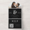 Modern Photo & Ampersand Wedding QR Code RSVP 