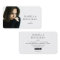Modern Photo Author Writer Business Card